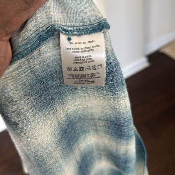 Anthropologie Maeve Cavalon Plaid Popover Blouse  S - Picture 7 of 7